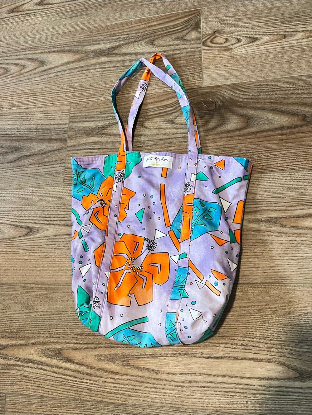 Vintage Jams World Floral Print Tote Bag